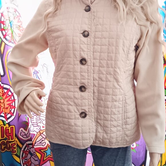 Karen Scott Sport Button up Sweater - Picture 2 of 4